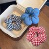 Korean Creative Exaggerated Flower Scrunchie Headdress Women Girl Trendy Design Elastic Hair Band Vacation Hair Accessories