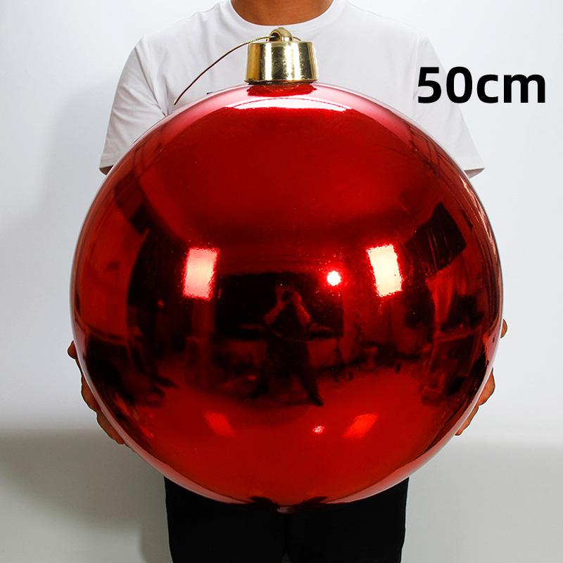 Large and Small Shiny Christmas Ball Tree Decorations