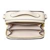 Michael Kors Mk Estelle Logo Dorato Pelle Granata Chiusura a Zip Piedini Protettivi Scatola in Pelle Borsa a Spalla Tracolla Mini da Donna 32F3G9EC0L-289