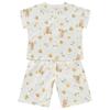 Labi Kids' Summer Gauze Short Sleeve Capri Loungewear Set