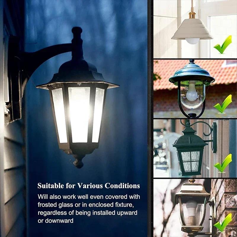 1~2Pack 10W LED Bulb Light E27 Radar Motion Sensor 85-265V White Smart Lamp Working In Night for Home Living Room Stair Pathway