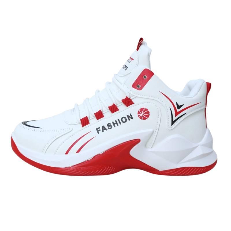 Autumn sports shoes men's shoes waterproof and non-slip basketball shoes teenagers high-top actual combat shock-absorbing sneakers men's running shoes