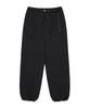COVERNAT White Brushed Synthetic Fiber Regular Fit Pants Black