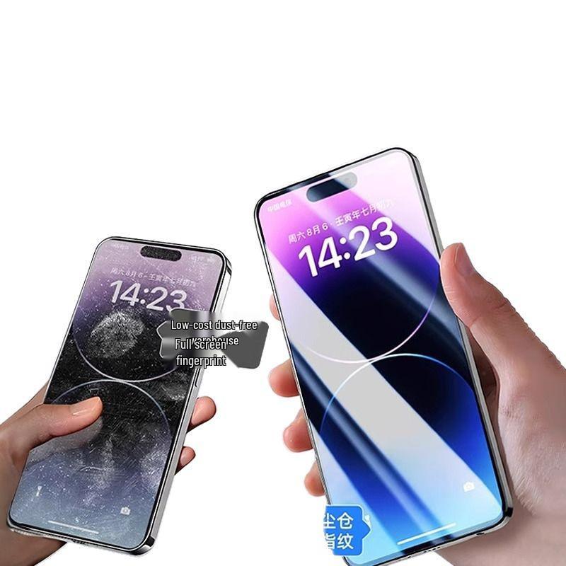 IPhone 16 Pro Max Szkło Hartowane i Zestaw do Aplikacji Bez Pyłu: Szybka, łatwa instalacja folii ochronnej na ekran