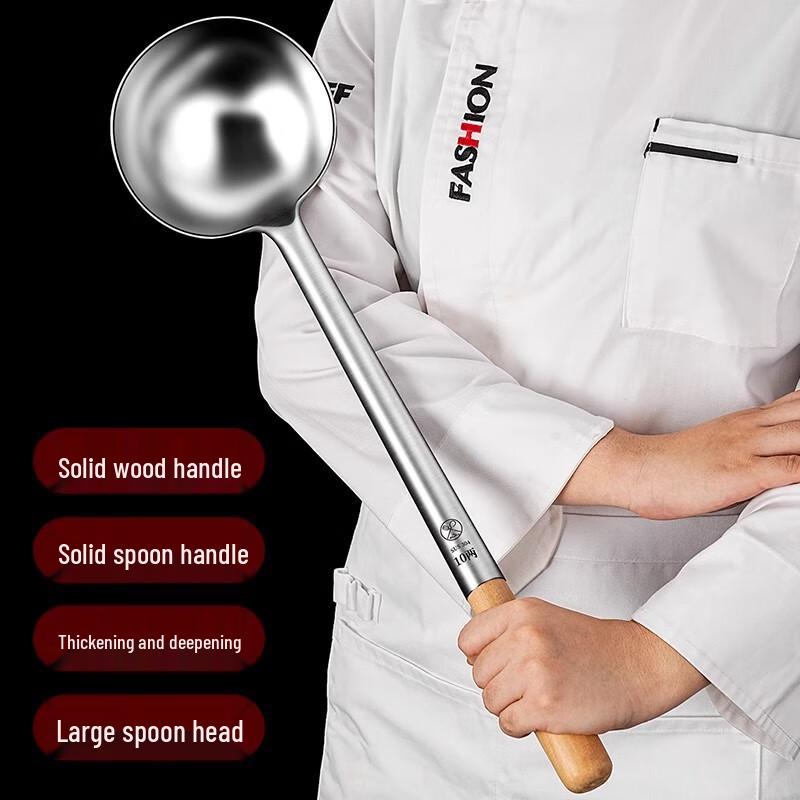 Caitang Extra Dicke Edelstahl Wok Spatel