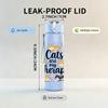 1PC Cats Are My Therapy Group Print 750ml Color Plastic Sports Water Bottle Leakproof Flip Straw Lid Suitable for Sports Office Home Use