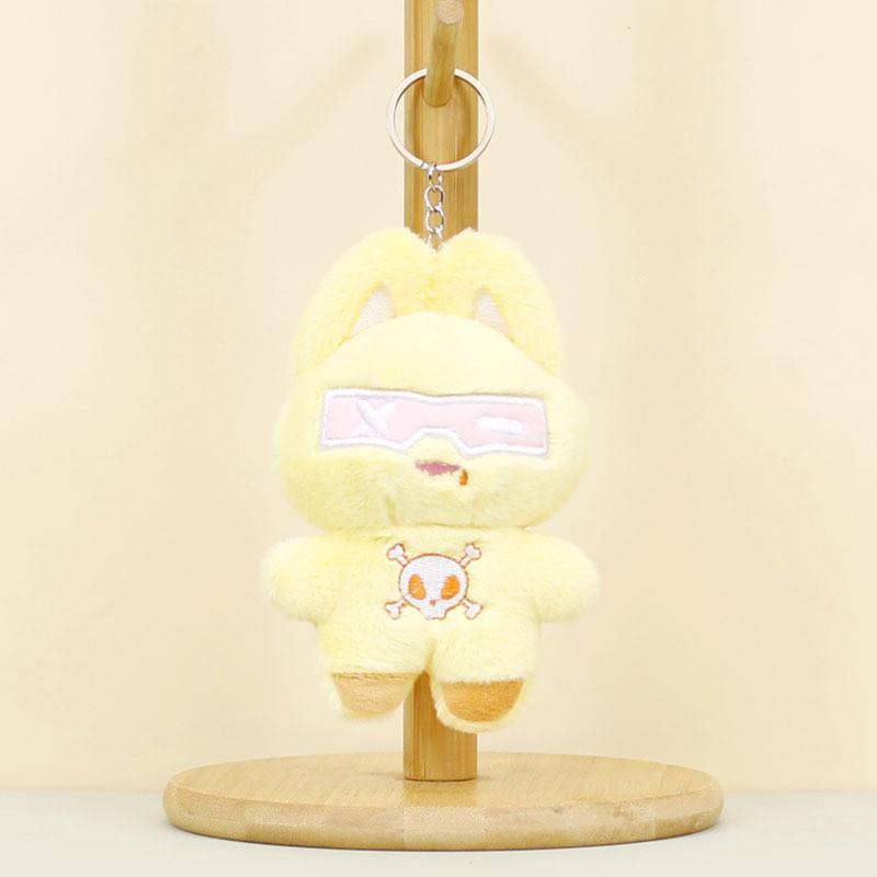 Charming Plush Cat Keychain Soft Pp Cotton Stuffed Animal Toy Adorable 12cm