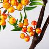 Green Leaves Artificial Foam Berries Branch Luxury Plastic Simulation Fruit Tree Elegant Faux Good Luck Fruits Fake Plants
