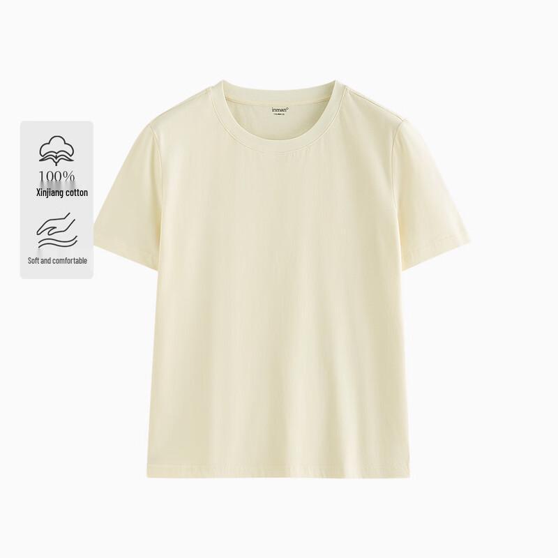 Женская хлопковая футболка Inman свободного кроя с коротким рукавом S