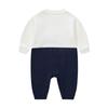 Trendy Infant Romper: Boys' & Girls' Long-Sleeve Two-Piece Jumpsuit