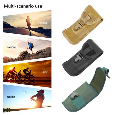 Taktisches Brillenetui Hängebeutel Tasche Brillen Robuster Koffer mit Clip Brillentasche für Outdoor Jagd Camping