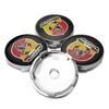 4Pcs 56mm 60mm Car Wheel Hub Center Cap For FIAT Abarth 500 Pulse Panda Tipo Strada 600 500L Rim Cover Emblem Stickers Accessory