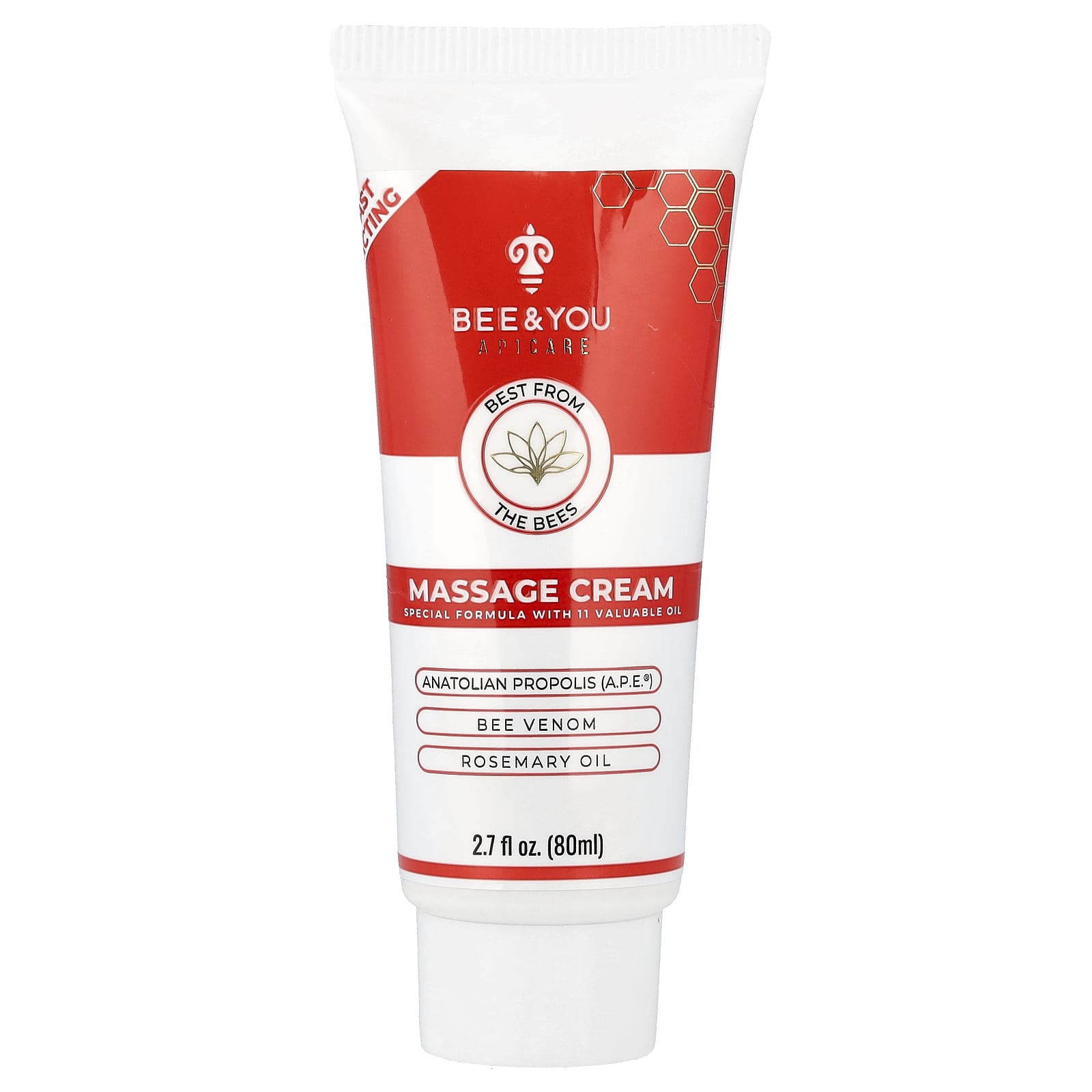 

Bee & You, Massage Cream, 80ml 2.7fl oz