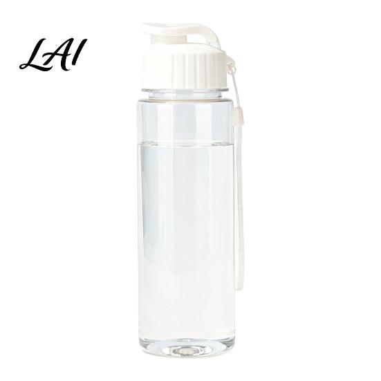 Outdoor Camping Water Bottle Sports Bottle with Flip Lid And Lanyard Portable Leak-proof PET Everyday Hydration Cup Lightweight Fitness Jug,