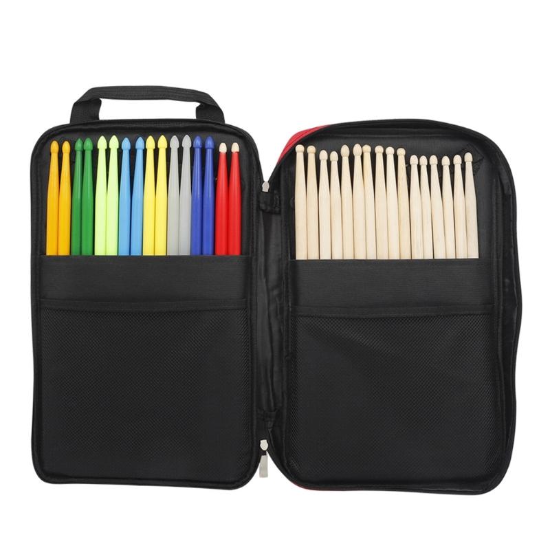 Drummer Bag Drum Sticks Holder, Drumsticks Package Storage Case for Home Outdoor