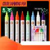 8 Farben Leuchtet im Dunkeln Stofffarben Acryl Textilfarbe Marker Leuchtet im Dunkeln Farbe Stift DIY Graffiti Neon Kunstbedarf Markierung