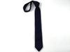 [F NODE] Knit Tie, Narrow Necktie, Simple, Solid Color, Pointed Tip, Business Knit Tie, Gift, Wedding, Brown, Pointed Tip, Stylish (Navy)