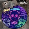 Onepunch Man Round Area Rug Carpet Rug For Living Room Bedroom Sofa Playroom Decor Nonslip Floor Mat
