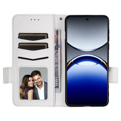 For Oppo Find X8 Pro 5G Case with Wrist Strap Litchi Texture PU Leather Wallet Phone Cover