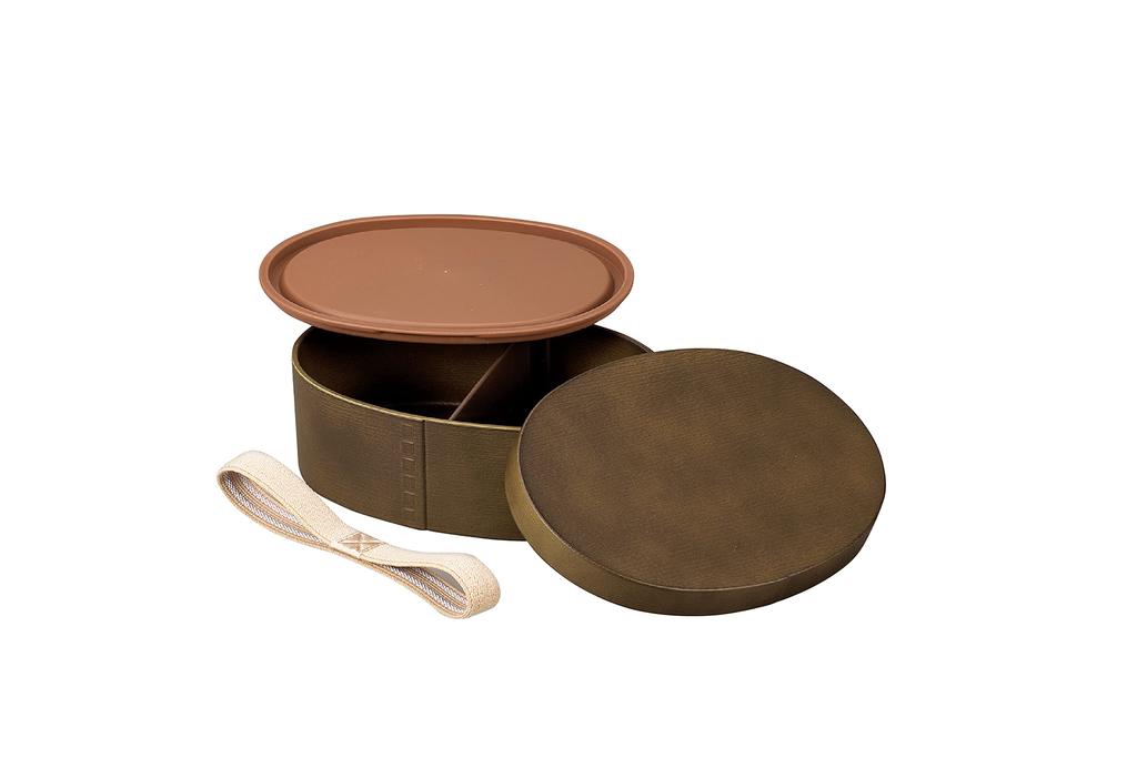 Tatsumiya Garden Magewappa Lunch Sand 30371 Single-Tier Box, Beige, Small,