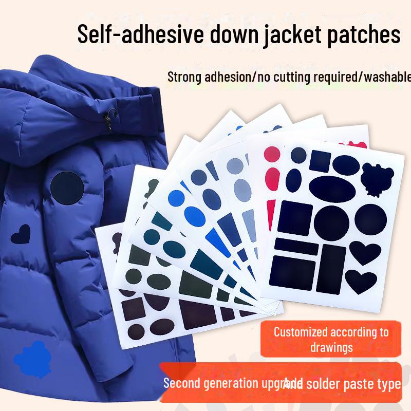 Autocolante cu patch-uri colorate cu desene animate: Reparații autoadezive, fără cusături, fără cusături pentru jachete și haine