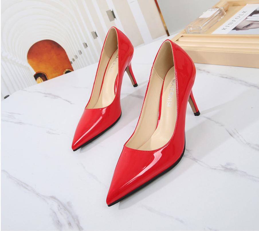 7,5 cm Didelio dydžio 46 nauji vyriški ir moteriški aukštakulniai, moteriški aukštakulniai su sekliu priekiu, unisex batai