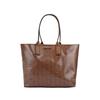 Vintage Logo Print Large Capacity Tote Bag Women Tote Bags Caramel-Brown 35H1T2JT3C-LUGGAGE