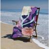 Hawaiian Floral Beach Towel, Large Microfiber Sand Free Quick Dry Towel for Summer Vacation Towels Bathroom Bath Towel Bt21