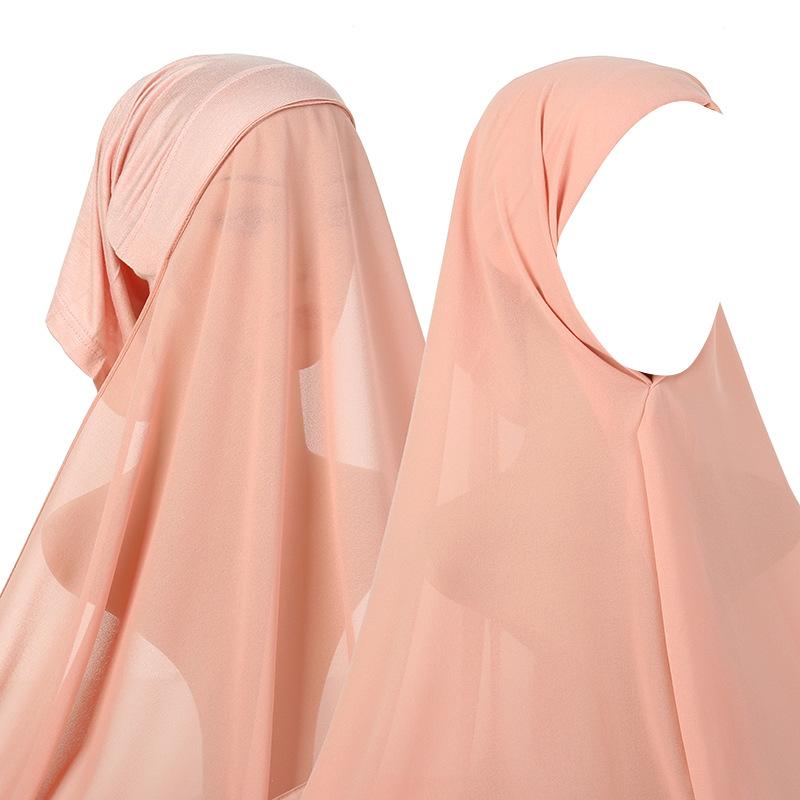 One Piece Hijab Ready To Wear Instant Bawal Instant Headscarf Instant for Muslim Women