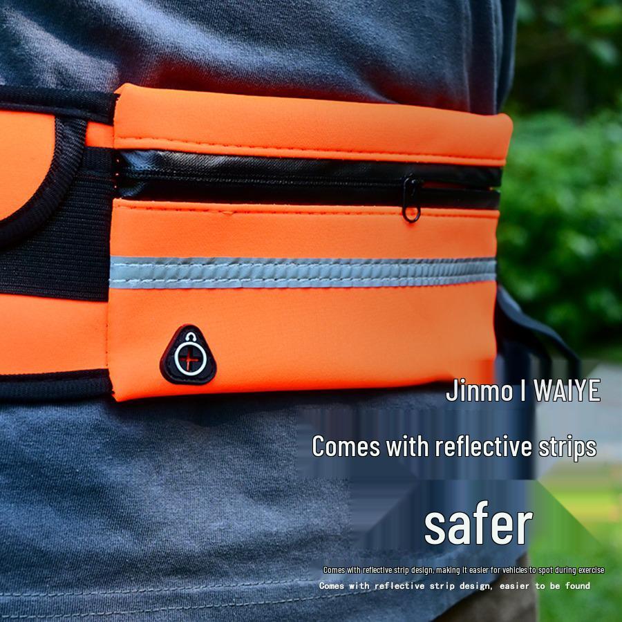 Shockproof Waterproof Sporty Waist Bag for Outdoor Cycling & Running – Fits Phone & Water Bottle