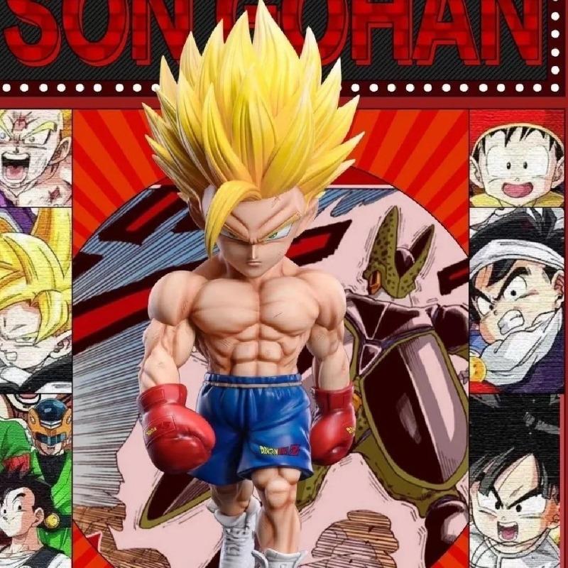 5 piezas de figuras de Dragon Ball Super Saiyan estatuas peculiares Vegeta Kame Sennin Broly muñeco de fitness dinámico decoración de escritorio juguete regalo