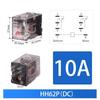 10 PCS For Wholesale Miniature Control Relays Small Intermediate Relay AC 12V DC C24 AC220 HH52P HH53P HH54P HH62P HH63P HH64P Relays 5