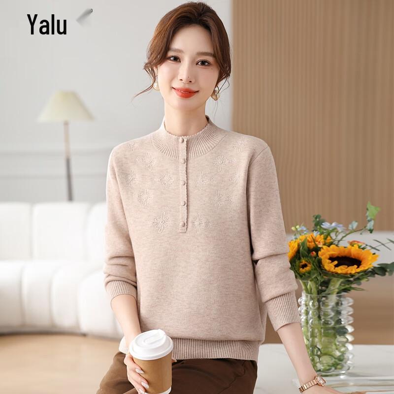 

Женский вязаный свитер Yalu с флисовой подкладкой и полувысоким воротником 2XL (175)