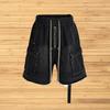 Men's Wide-legged Loose Shorts Gothic Street Multiple Pockets Casual Pants