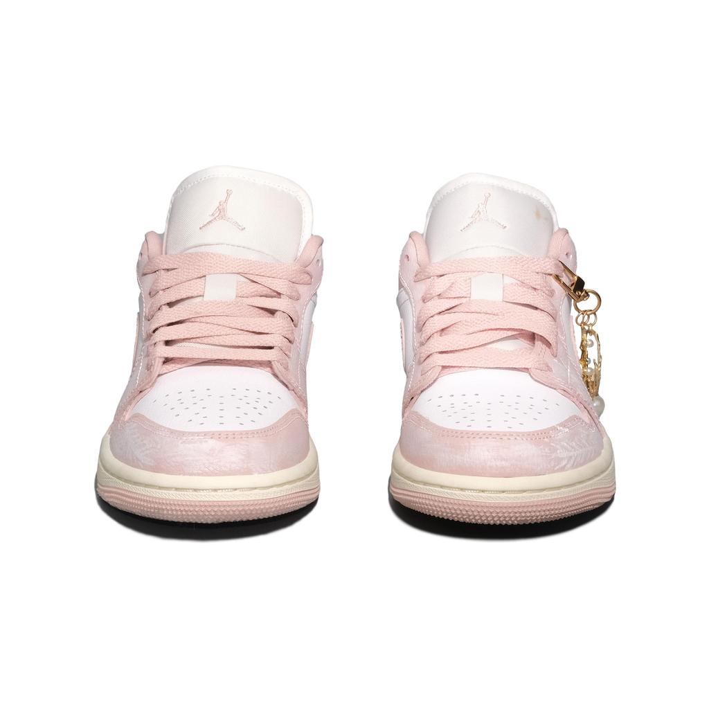 Jordan Air Jordan 1 Low Top Skateboard-Schuhe Damen Gold Rosa DC0774-162(Team1114-)