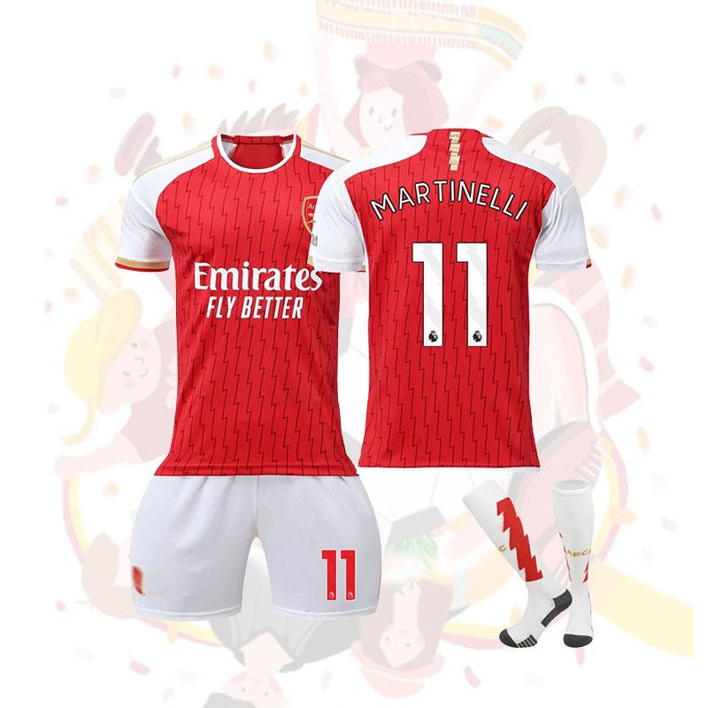 2023 Arsenal 24 Tricou de Acasă 11 Martinelli Tricou de Fotbal Îmbrăcăminte Sport Fotbal