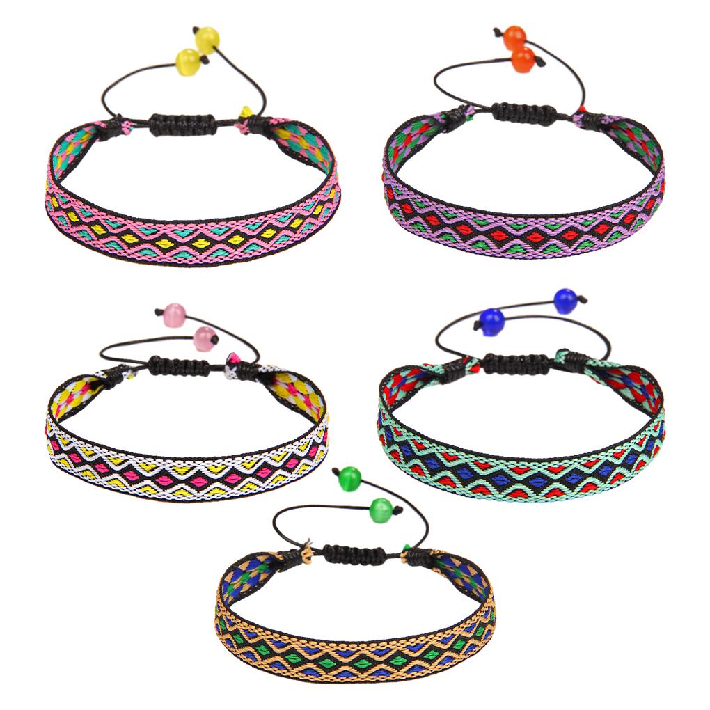Wide Application And Wear-Resistant Bohemia Bracelet Cotton Made Non-Toxic Bracelet For Women