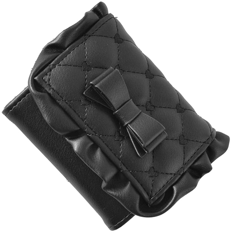 

[SecretDoor] black trifold wallet ladies compact wallet mini wallet woman mini brand cute compact folding wallet easy to use large capacity With coin