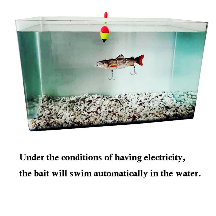 5,12-дюймовая электрическая рыболовная приманка с зарядкой через USB, 4 ...