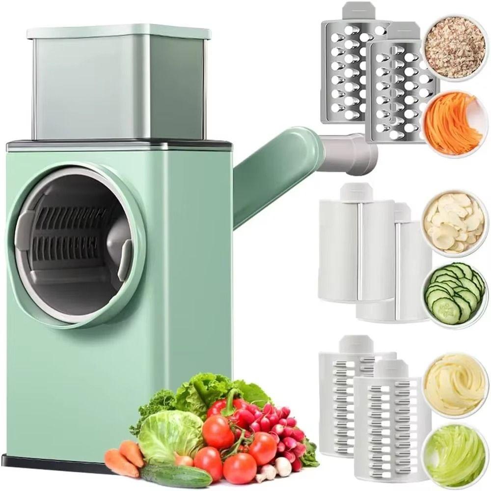 Vegetable Shredder Rotary Cheese Grater 3 In 1 Ice Shaved Machine  Potatoes
