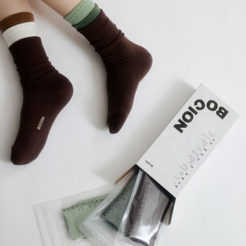 BOCION 3 Socks Set - 03