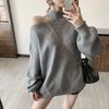 Off-the-shoulder Sexy Halter Temperament Sweater Autumn and Winter Pullover Loose Lazy Sweater Women