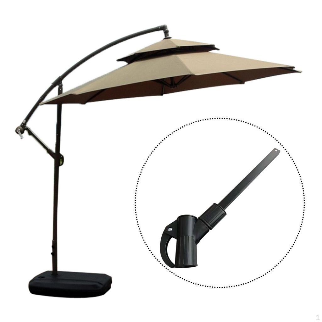 Patio Umbrella Accessories Replacement Practical Brackets Lifting Fixed Handle Support Rib for