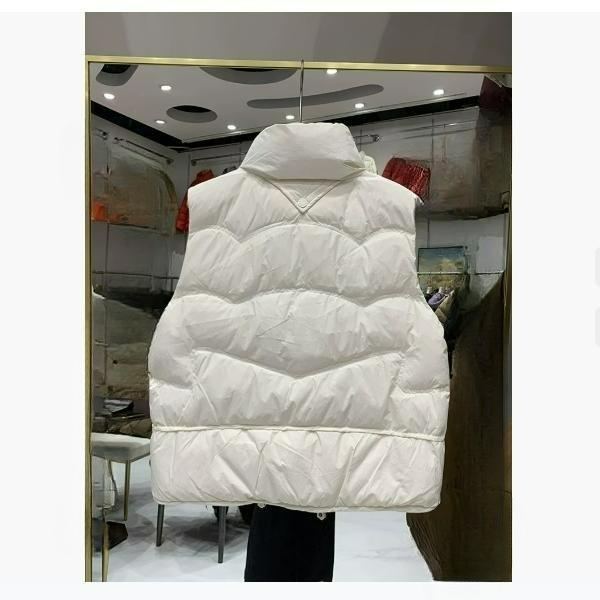 Down Cotton Vest Women's Spring and Autumn Vest Short Warm All-match Waistcoat Tide
