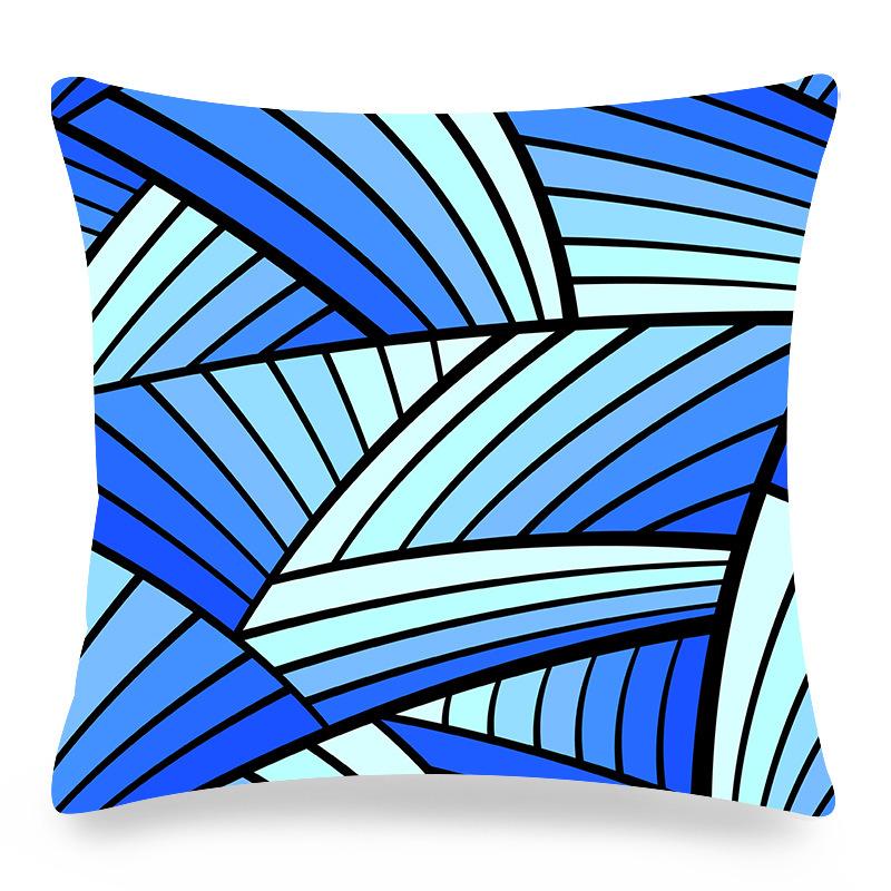 Home Decor Colorful Patterns Decorative Digital Print Pattern Cushion Cover Suitable for Sofa Bedroom Car Pillow Cover