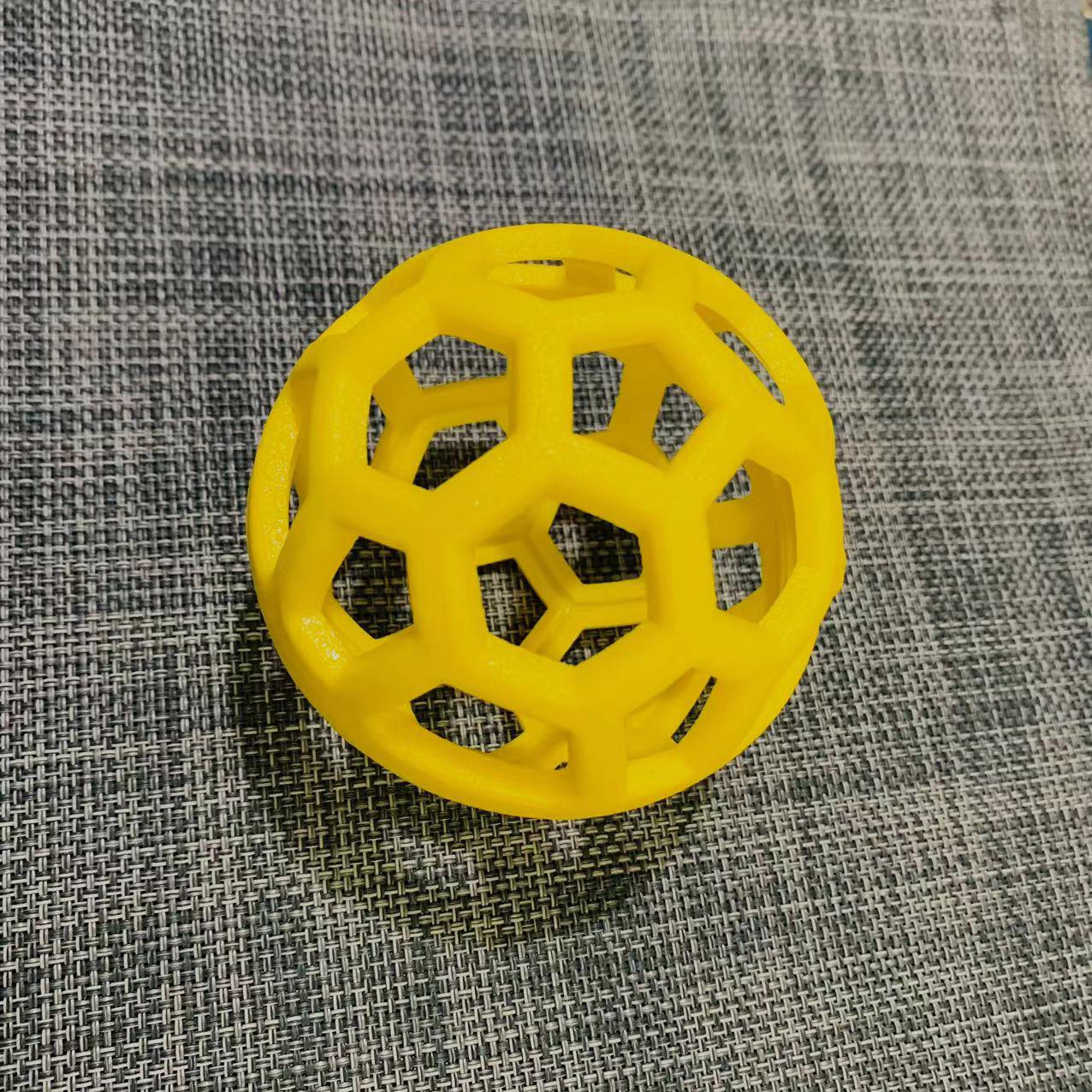 

Популярный полый эластичный мячик для щенка из ТПР со звуком и колокольчиком Hollow Ball 9cm