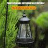 Retro Solar Lamp Outdoor Solar Powered Portable Fence Warm White Camping Lanterns for Garden Patio Yard Lawn Home Decor Lighting