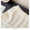 Autumn-Winter 2025 Women's Solid Knit Ruffle Edge High Waist Slimming A-Line Shorts