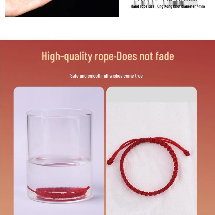 Peach Basket Diamond Knot Red Bracelet - Baby & Infant Gift