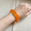 Europe American Style Wide Open Bangle Round Cuff Bangles Fashion Resin Bangle  Gift